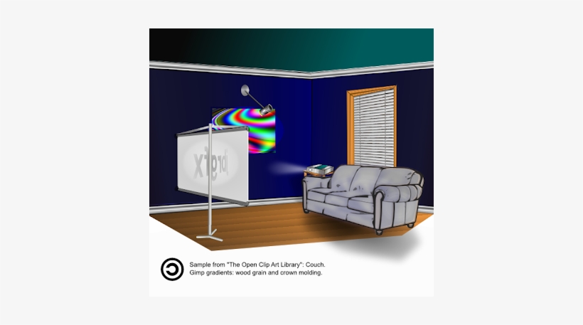 View Of A Room - Window Blind, transparent png download