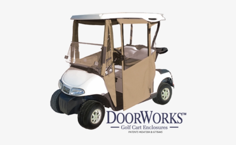 Doorworks Hinged Door Golf Cart Enclosures - Golf Cart Enclosures, transparent png download