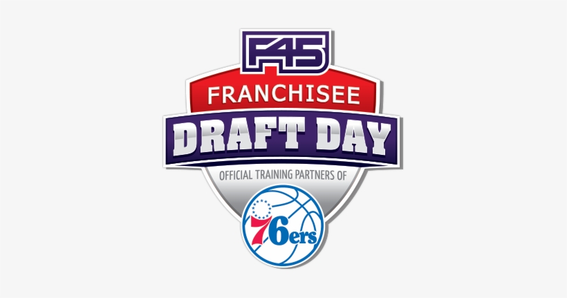 F45 Training Fitness Franchisee Draft Day - Fathead Philadelphia 76ers Teammate Logo, Multicolor, transparent png download