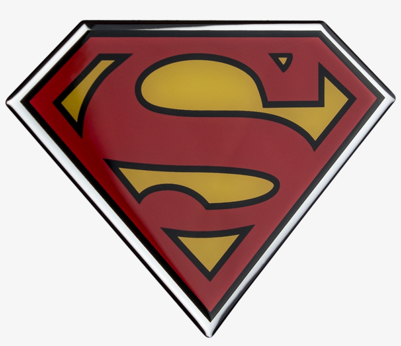 Superman Logo Classic Lensed Emblem - Superman Logo Emoji, transparent png download