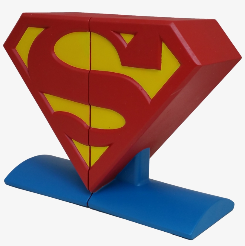 Dc Comics Superman Logo Bookends, transparent png download