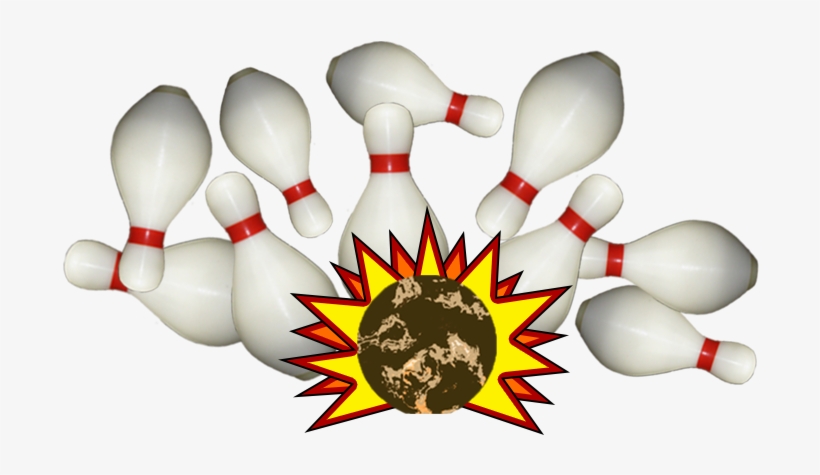 Bowlingball 10pins - Ten-pin Bowling, transparent png download