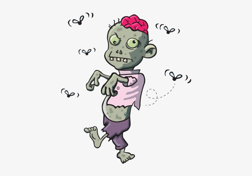 Zombie - Cartoon Zombie No Background, transparent png download