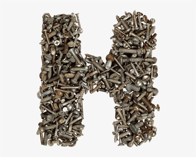 Nuts Bolts Font - Bolts And Nuts Letter, transparent png download