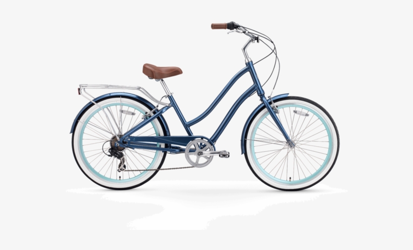 Gallery View 2, Navy - Evryjourney - Women's 26-inch 7-speed Step-through, transparent png download