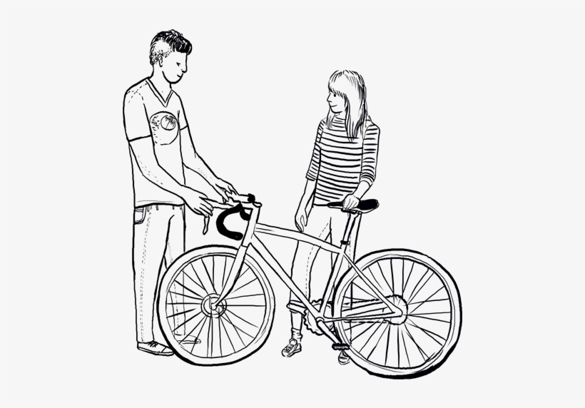 How It Works - Bike Sketch Png, transparent png download