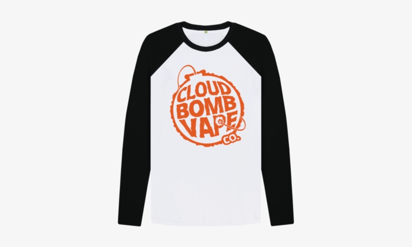 Cloud Bomb Baseball Tee - T-shirt, transparent png download