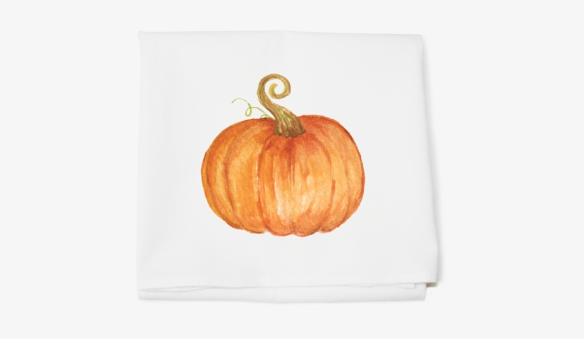 Pumpkin Thankful Flour Sack Towel - Pumpkin, transparent png download