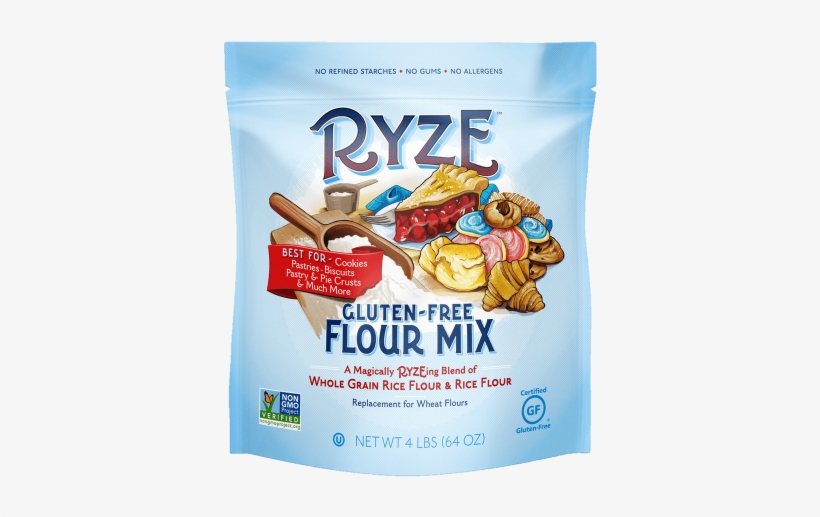 Available Bag Size - Ryze Gluten Free Flour Yellow Bag, 4lbs, transparent png download