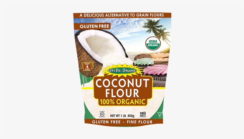 100% Organic Coconut Flour - Organic Certification, transparent png download