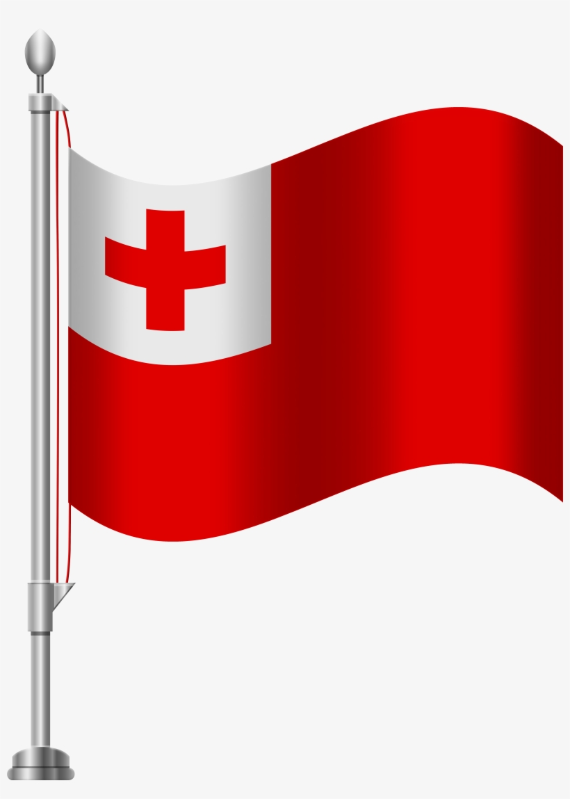 Tonga Flag Png Clip Art, transparent png download