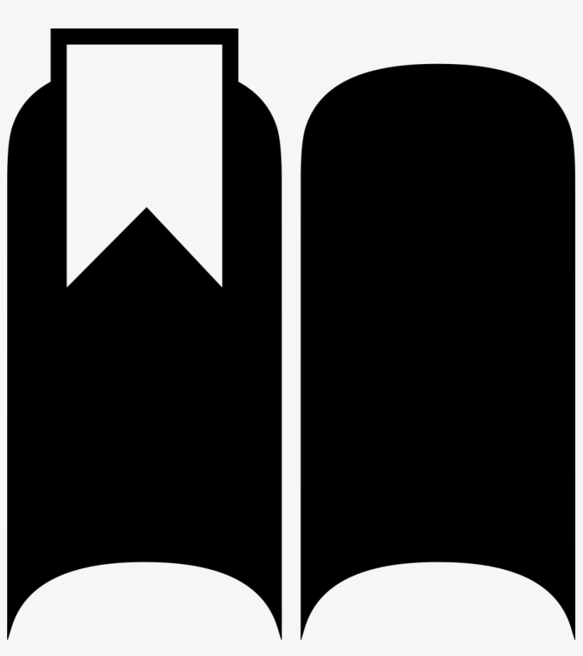 Bookmark On An Opened Book Comments - Bookmark, transparent png download