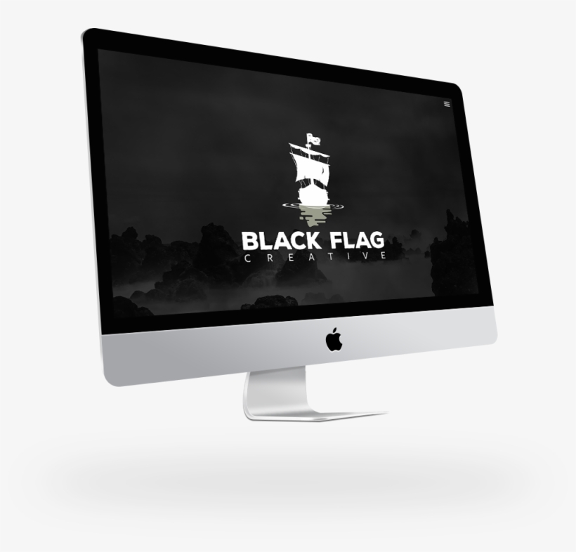 Mp/49cbc9b88794/black Flag Creative Website 2018 Pic - Led-backlit Lcd Display, transparent png download