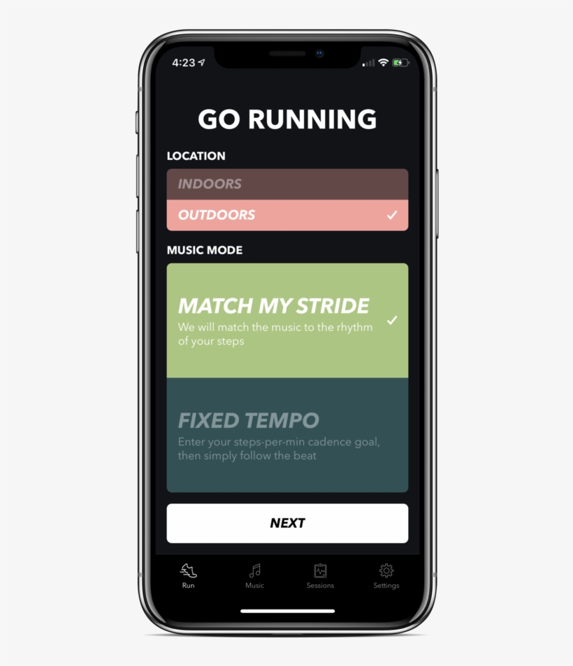 Running Modes For Music - Smartphone, transparent png download