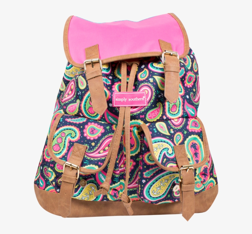 Simply Southern Bookbag - Simply Southern Bookbag - Paisley, transparent png download