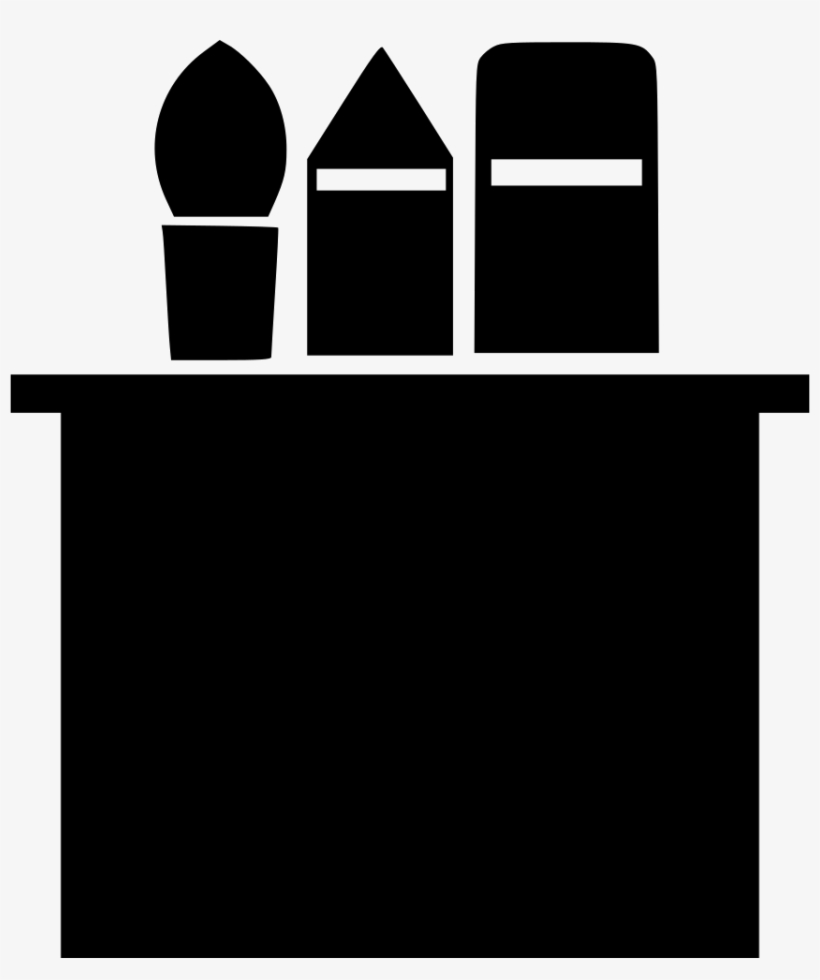 Paint Brushes Comments - Shelf, transparent png download