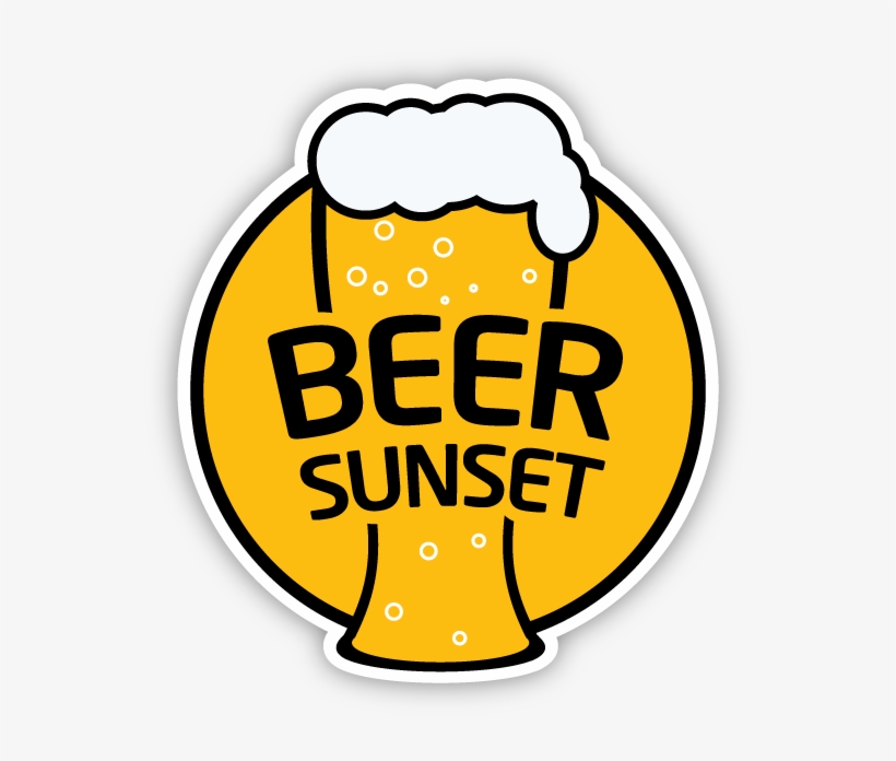 Logo Beer Sunset - Logo Beer Png, transparent png download