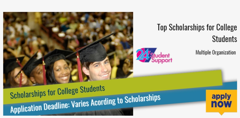 Top Scholarships For College Students - Scholarship, transparent png download