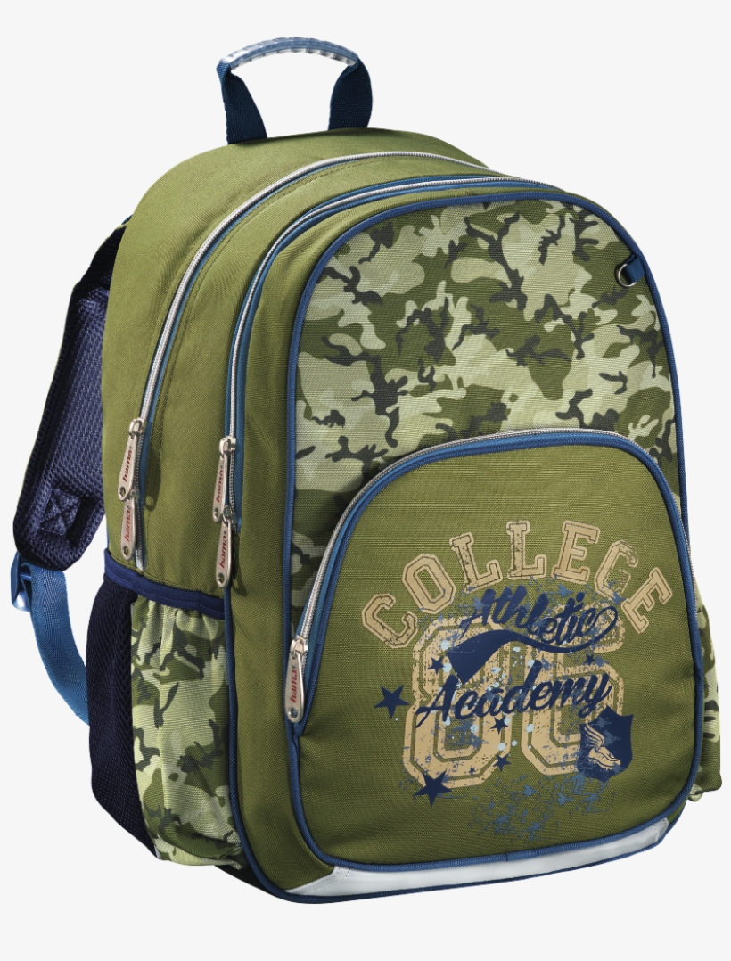 8 Best Backpacks For College Students - Schoolbag Hama 139070/army - Green, transparent png download