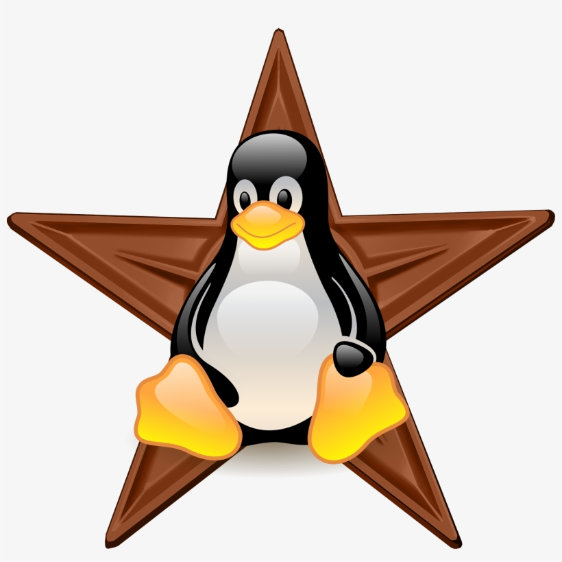 Linux Barnstar Hires - Linux, transparent png download