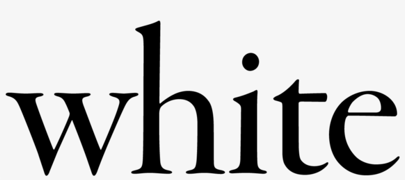 White-logo - White Magazine, transparent png download
