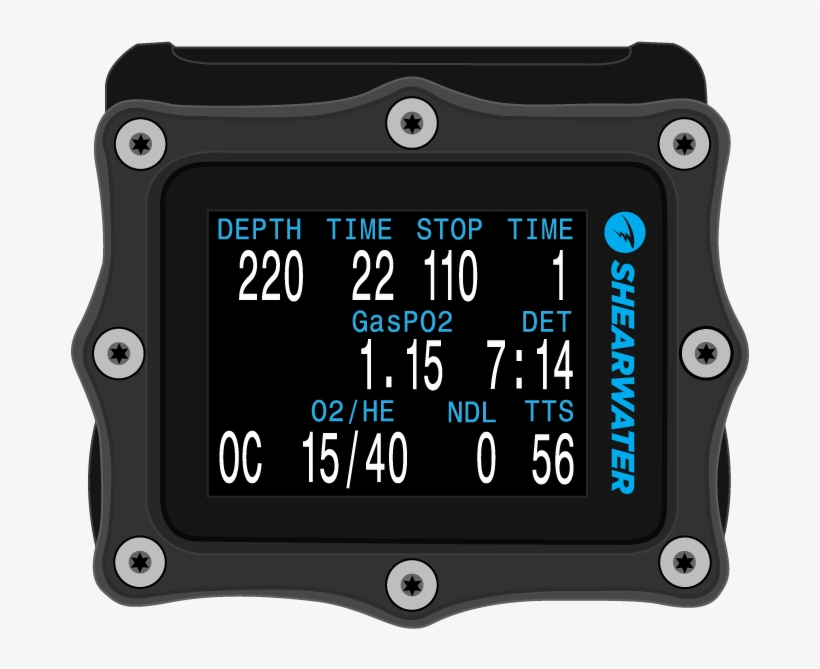 Perdix Front - Shearwater Dive Computer Reviews, transparent png download