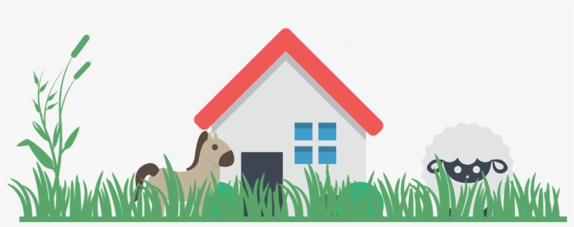 It Dreamlan Family House Big Holiday Home Farm Nature - Max Breaks His Horn, transparent png download