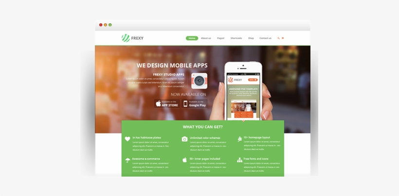 Slider Main 2-1 - Web Template, transparent png download