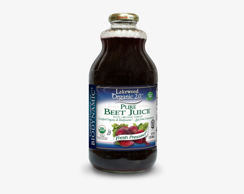 Lakewood Biodynamic® Beet Juice, 32 Ounce Lakewood - Lakewood Tart Cherry Blend, transparent png download