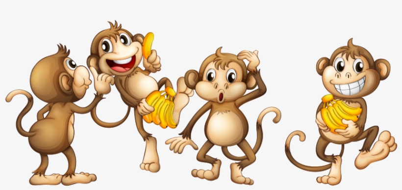 Home Page Art For Pediatric Dentist Dr - Cartoon Monkey Swinging On A Vine, transparent png download