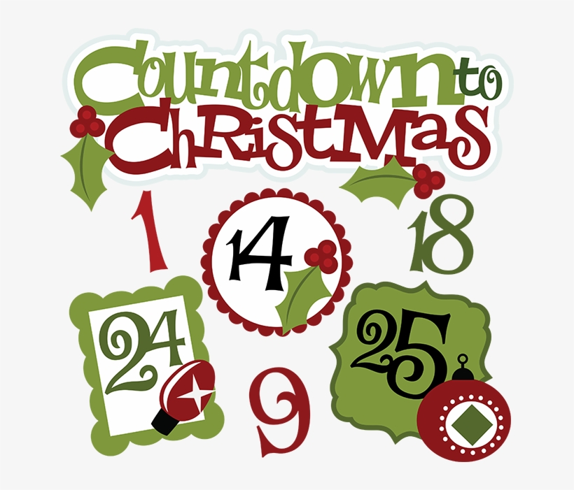 Christmas Countdown Clipart, transparent png download