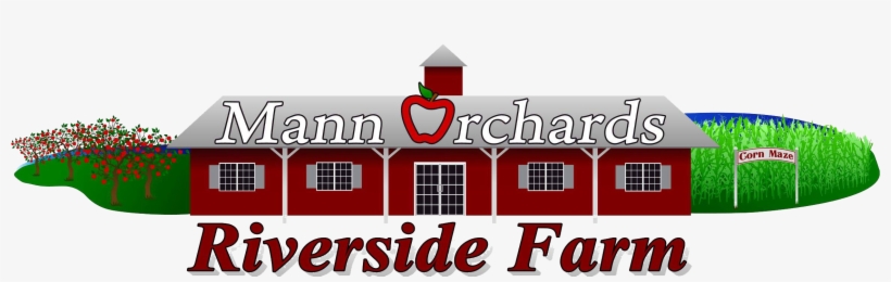 Mann Orchards Riverside Farm Logo - Corn Maze, transparent png download