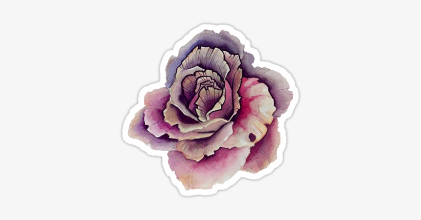 Purple Flower By Mzawesomechic - Quarter Sized Flower Tattoos, transparent png download