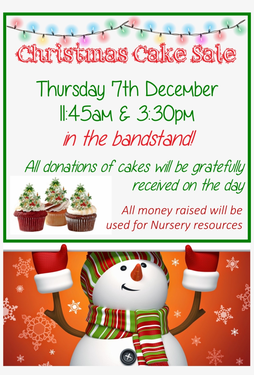 Xmas Cake Sale - Christmas Day 2016, transparent png download