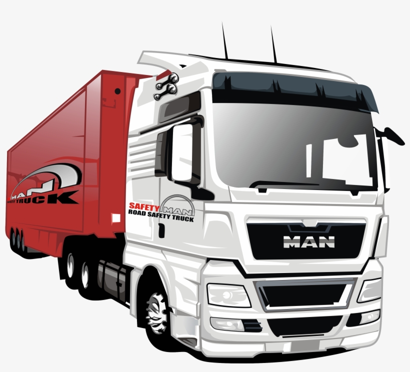 Make Cartoon Style Of Your Car Or Any Vehicle - Man Trucks Caricature, transparent png download