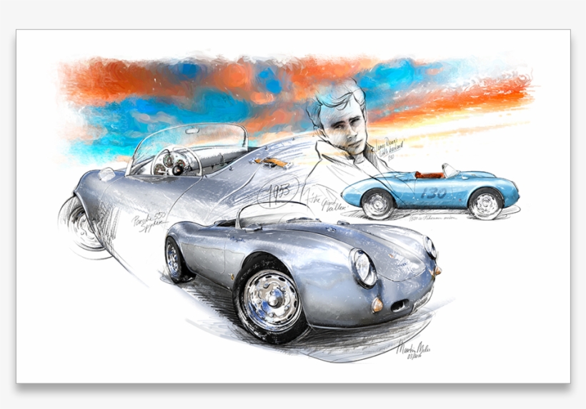 Porsche550 Spyder - Porsche 550 Spyder Png, transparent png download