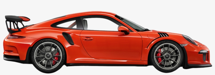 Porsche 911 Gt3 Rs - Porsche 991 Gt3 Rs Drwing, transparent png download