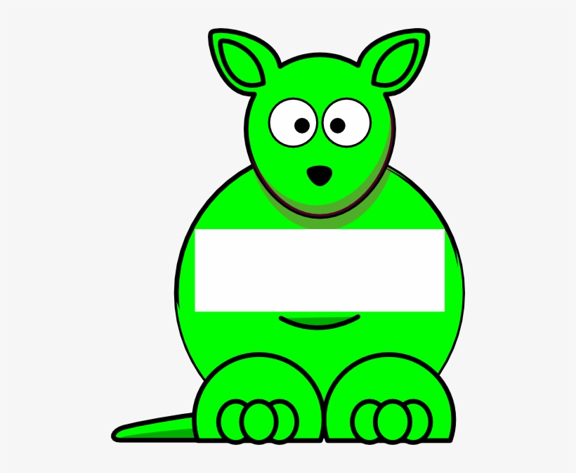 How To Set Use Green Sightword Kangaroo Svg Vector, transparent png download