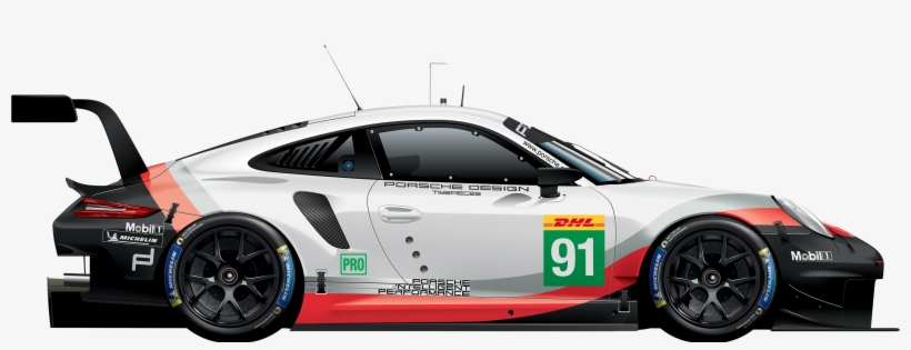 4th, - Porsche 911 Rsr 2018, transparent png download
