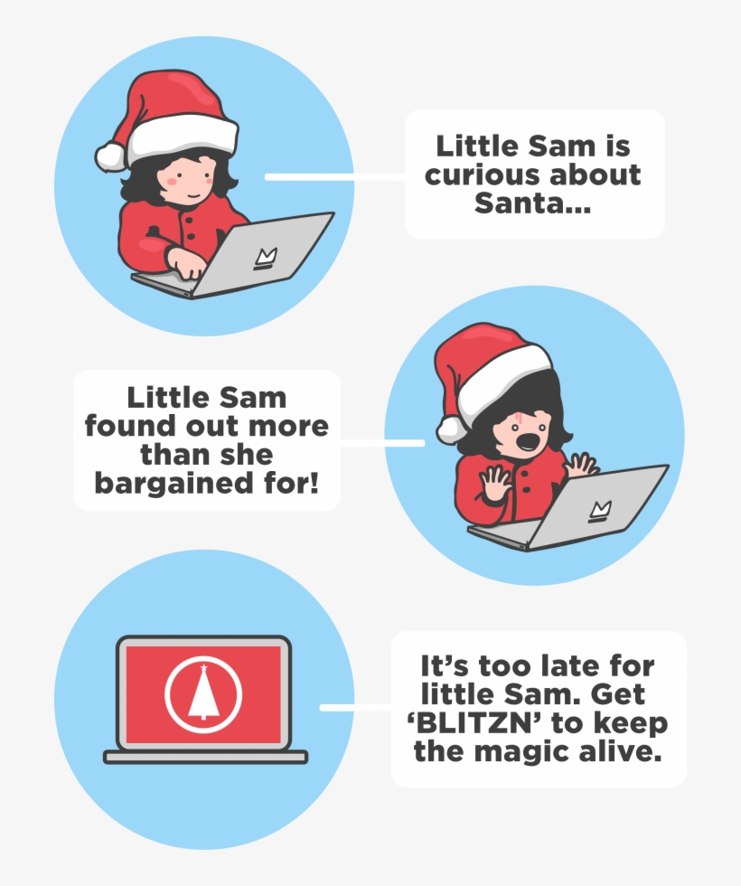The Blitzn Extension By Studio Something Keeps Santa - Cartoon, transparent png download