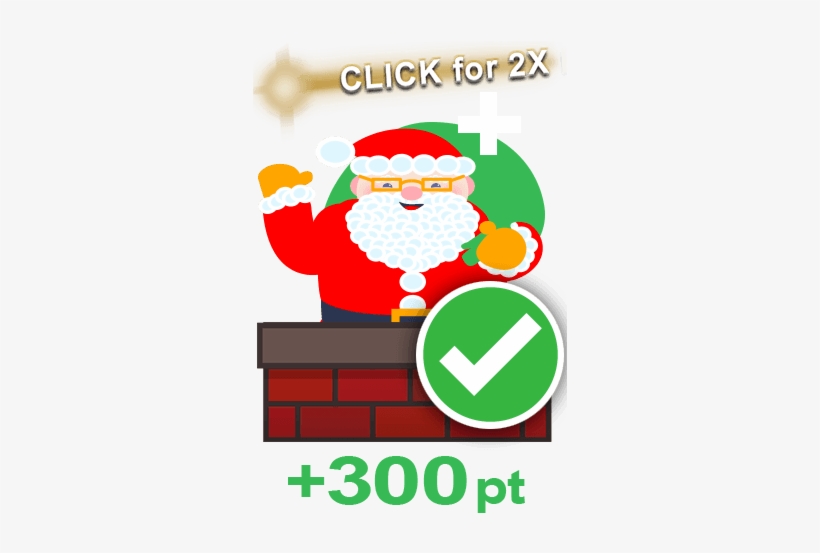 "real" Santa For 150 Points - Cartoon, transparent png download