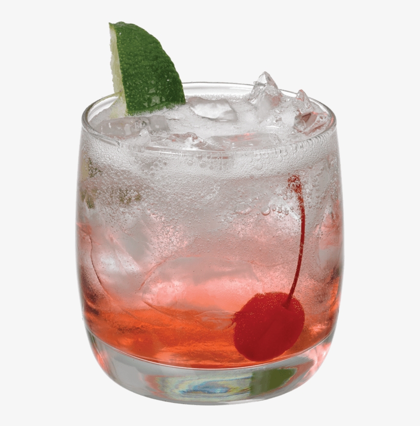 Rum And Lemon-lime Soda - Glass With Lemons Png, transparent png download
