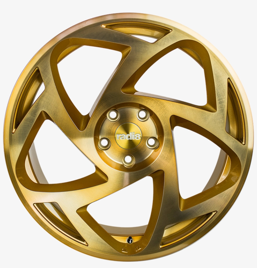 Radi8 R8s5 Wheels For Sale - Radi8 R8s5 Gold, transparent png download