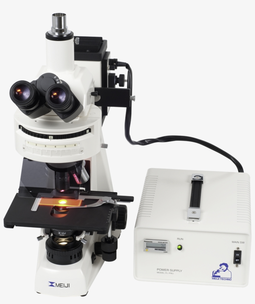 Meiji Mt6200 Fluorescence Microscope Meiji Mt6200 Fluorescence - Fluorescent Microscope Png, transparent png download