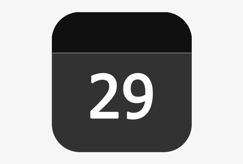 Calendar-dark - Parallel, transparent png download