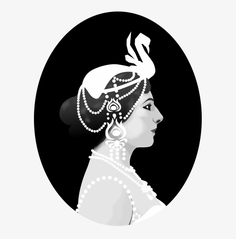 Drawing Art Spy Mata Hari Tura Satana - Mata Hari Clipart, transparent png download