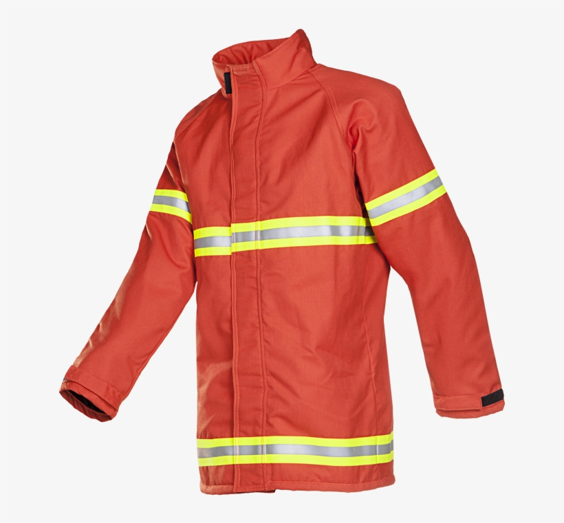 Orange - Jas Hujan Pemadam Kebakaran, transparent png download