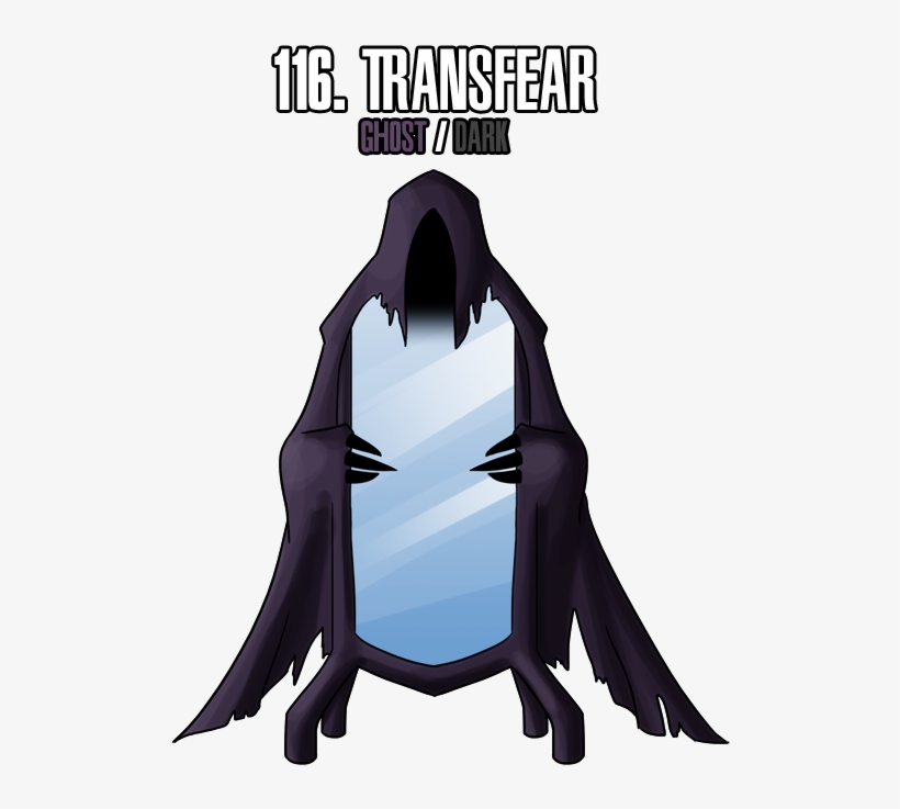 Clipart Royalty Free Library Dementor Drawing Creepy - Transfear Fakemon, transparent png download