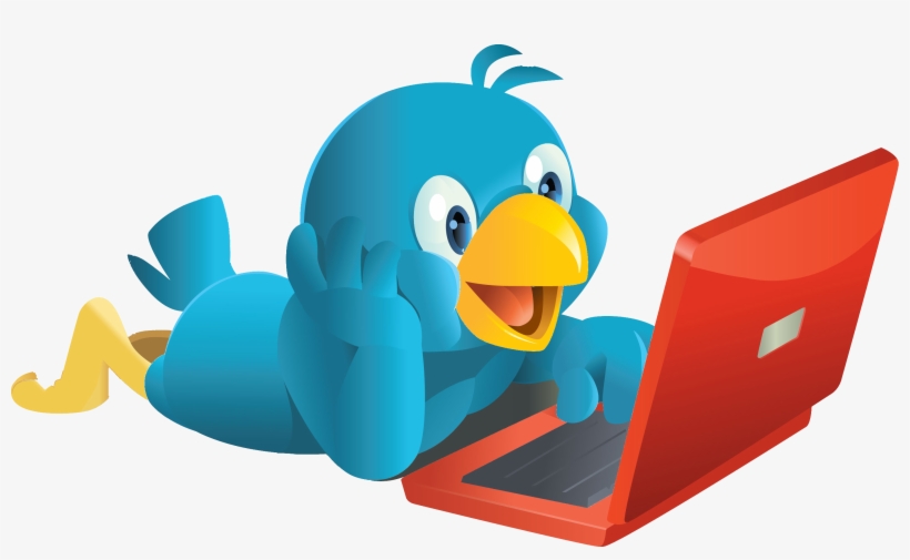 Board Of Trustees - Twitter Bird Laptop, transparent png download