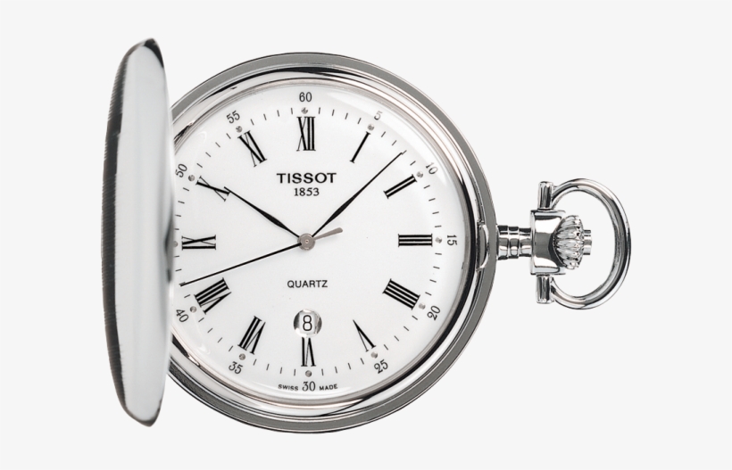 Fancybox - Tissot Savonnettes Stainless Steel Pocket Watch T83655313, transparent png download